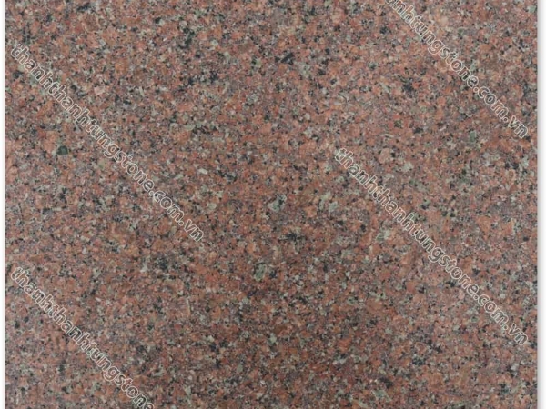 Đá granite đỏ nhạt mài bóng – sang trọng, nổi bật, bền đẹp theo thời g
